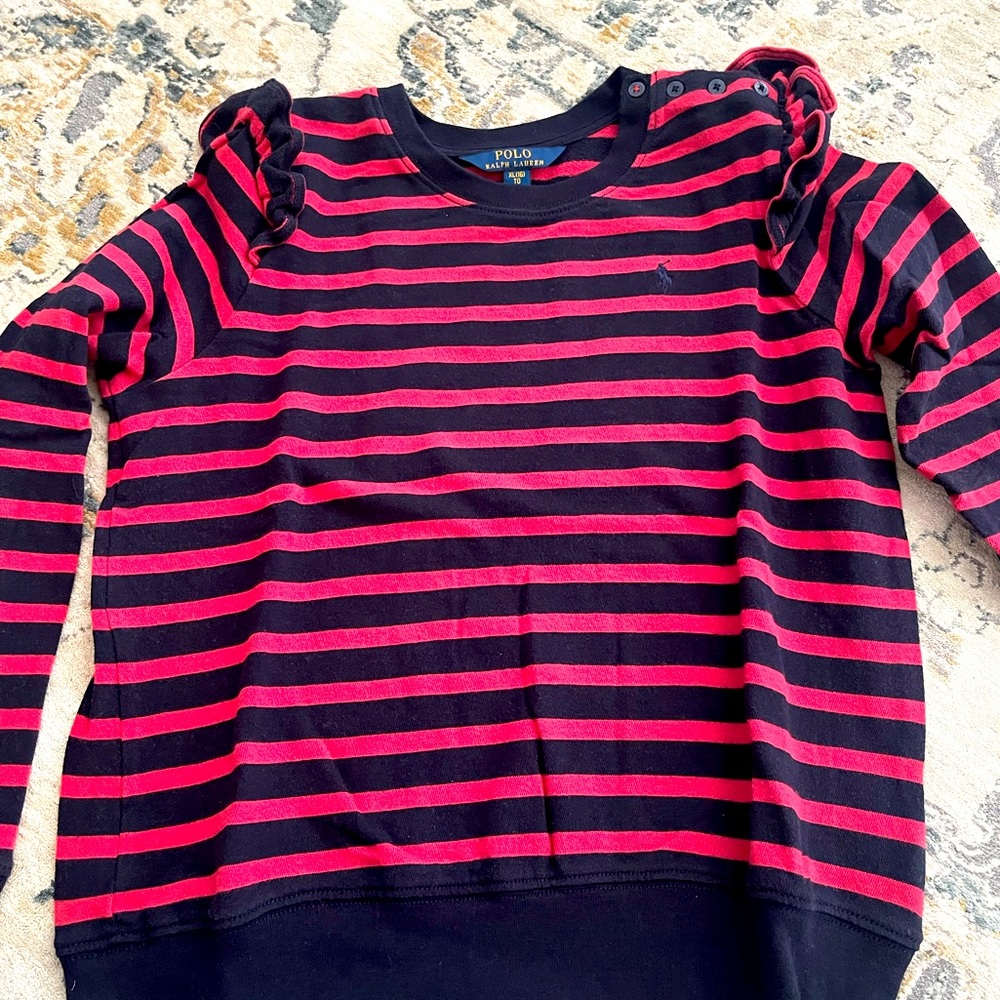 ralph lauren big girls tops,like new